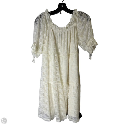 Dress Casual Short By Old Navy In Cream, Size: L
