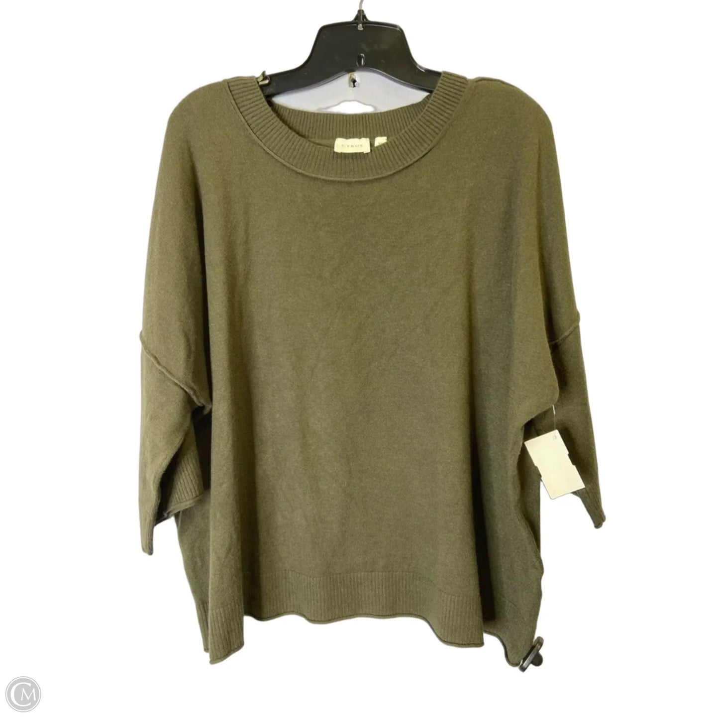 Top Short Sleeve By Cyrus In Green, Size: Xl
