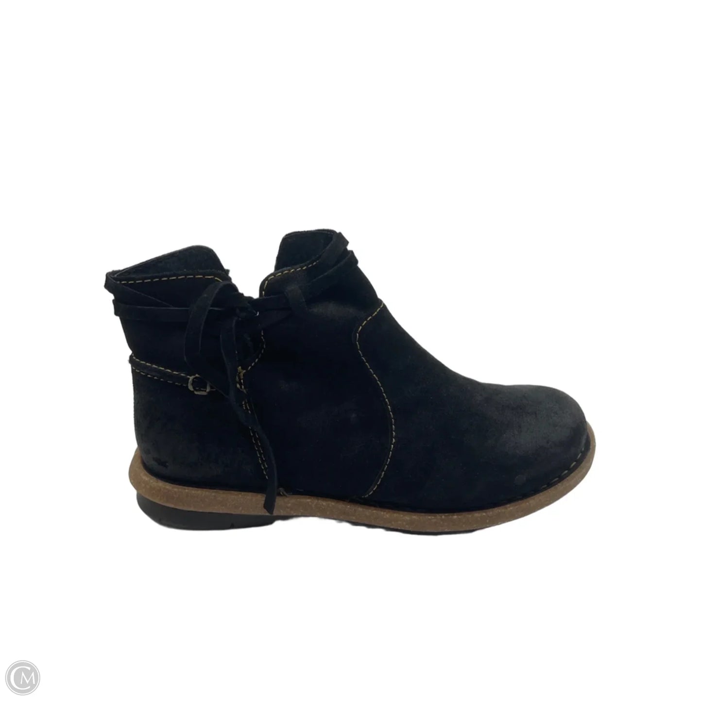Boots Ankle Flats By Born In Black, Size: 9