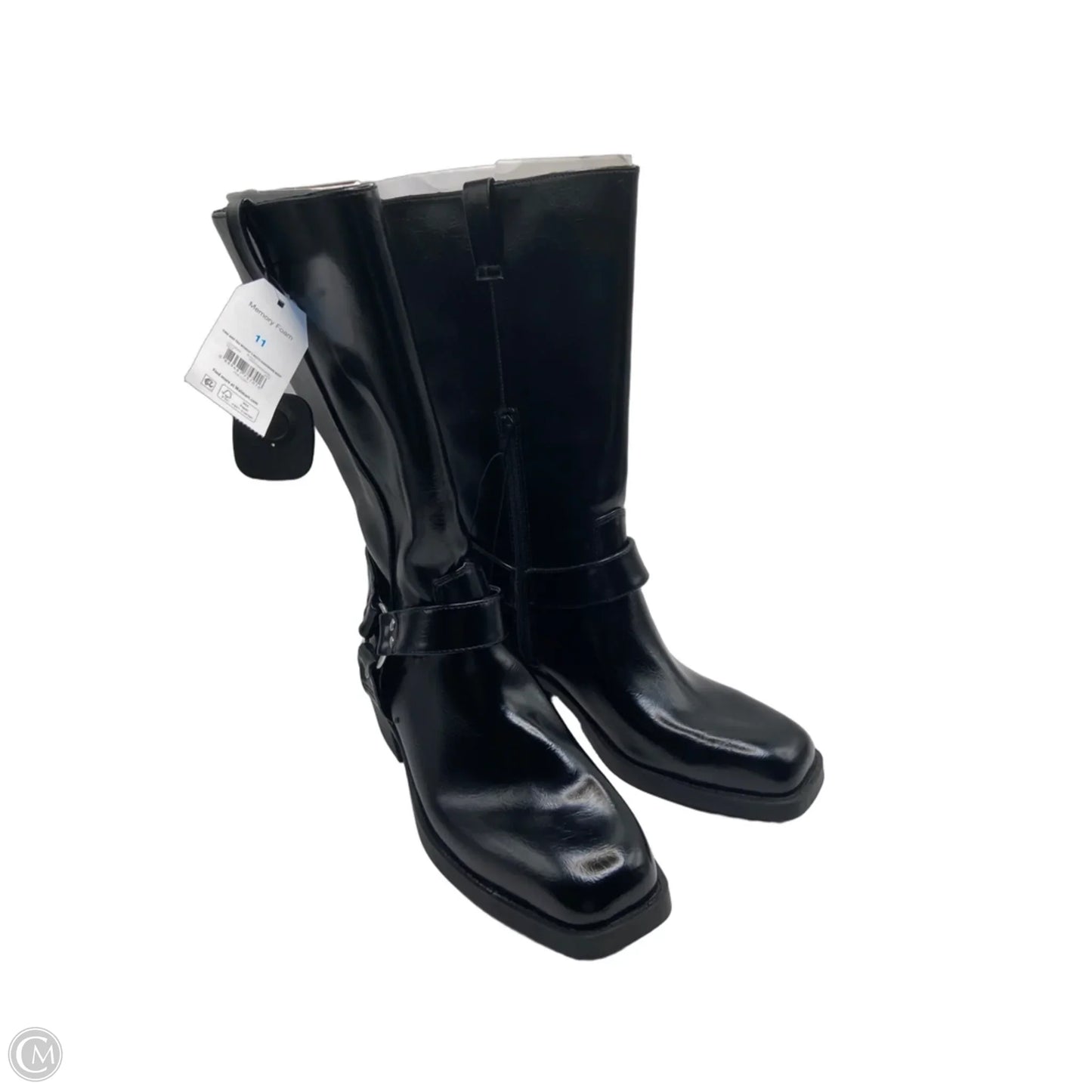 Boots Knee Heels By Time And Tru In Black, Size: 11