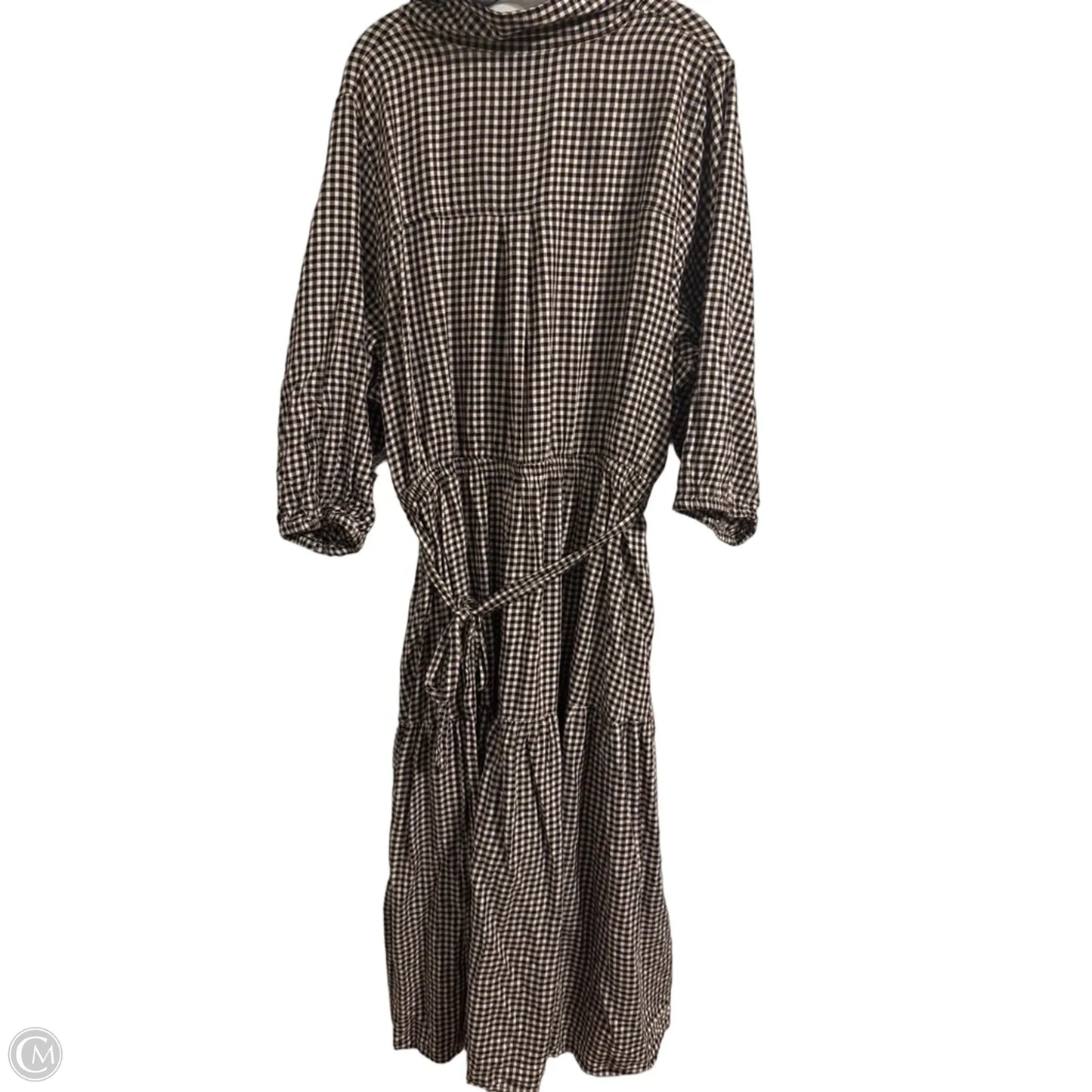 Dress Casual Midi By Lane Bryant In Plaid Pattern, Size: 26