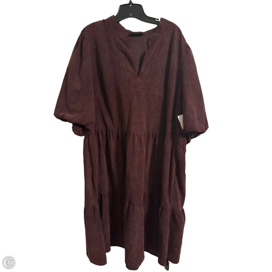 Dress Casual Midi By Lane Bryant In Red, Size: 24