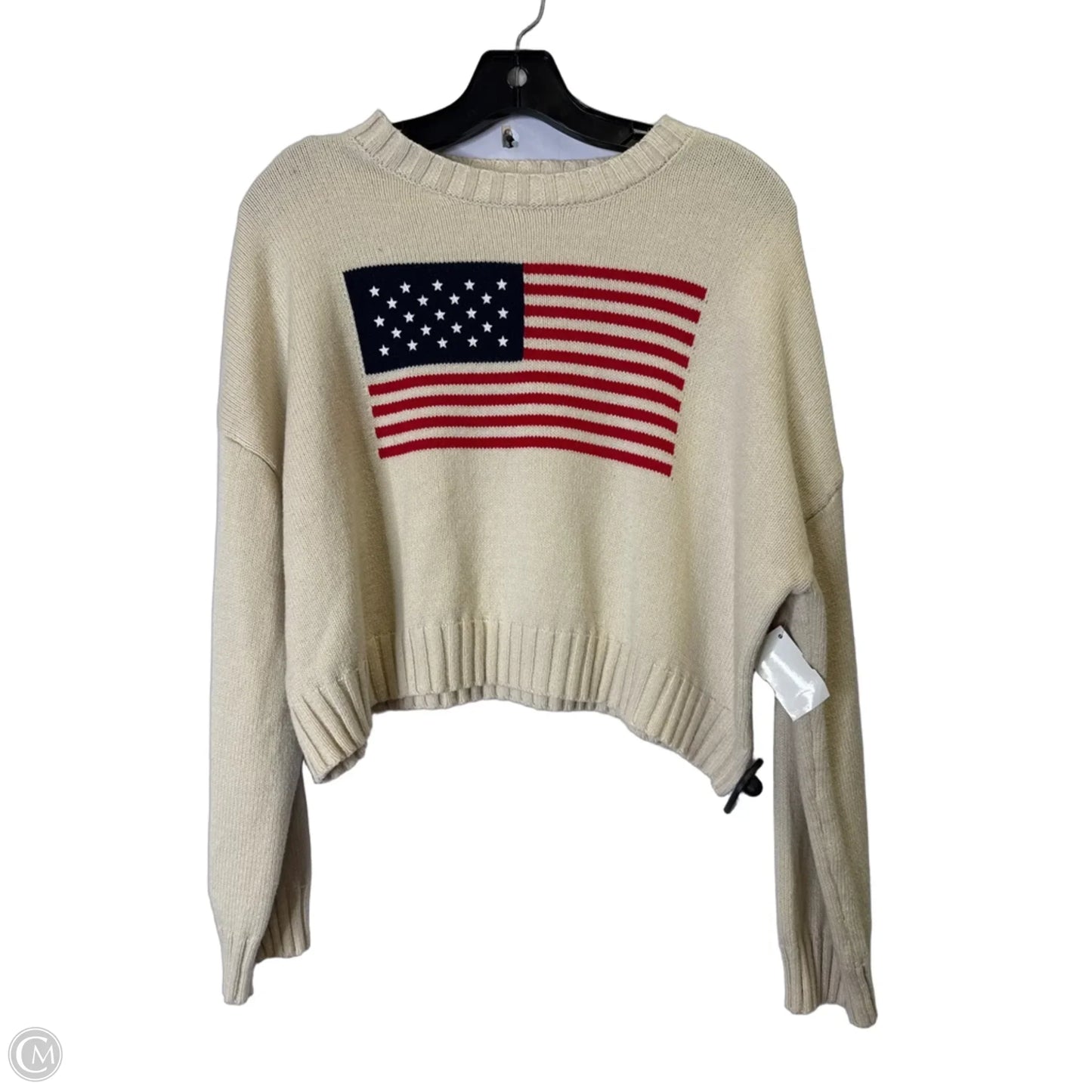 Sweater By Moon And Madison In Cream, Size: S
