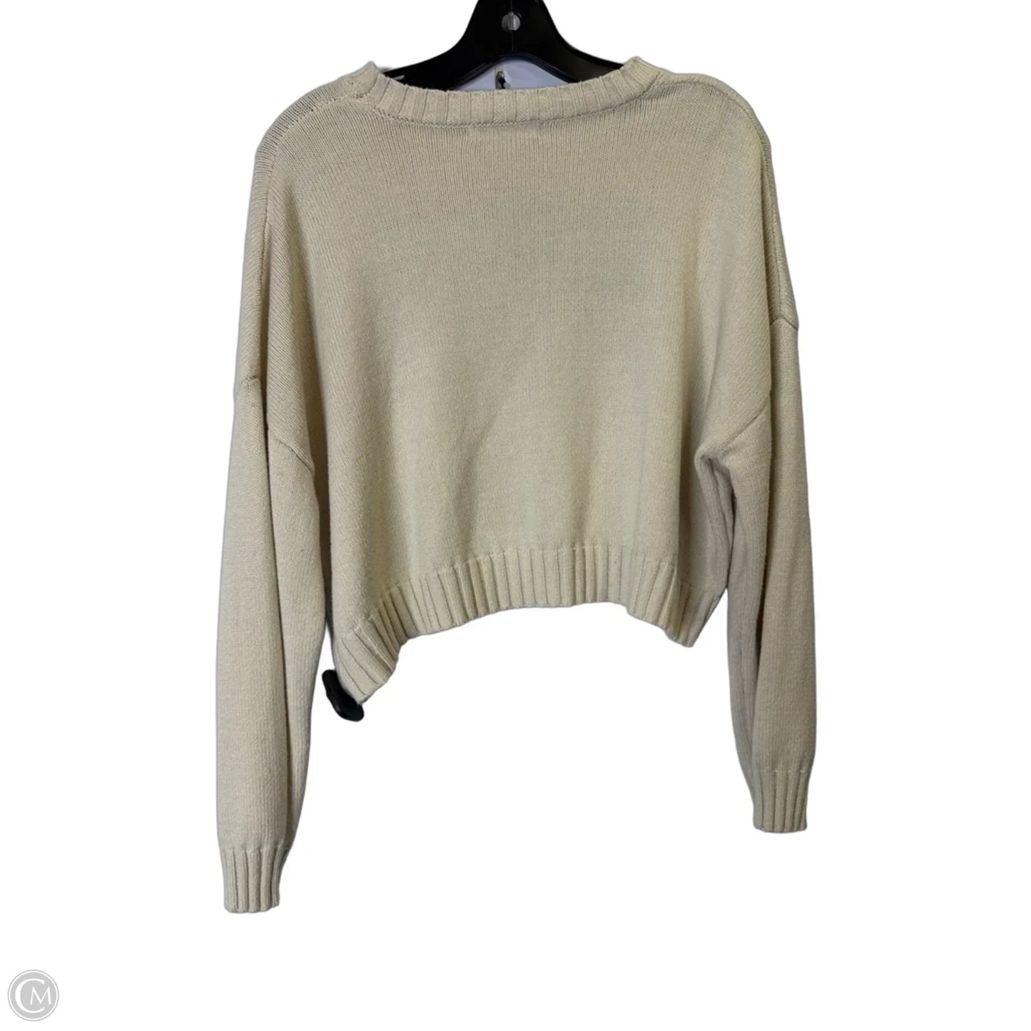 Sweater By Moon And Madison In Cream, Size: S
