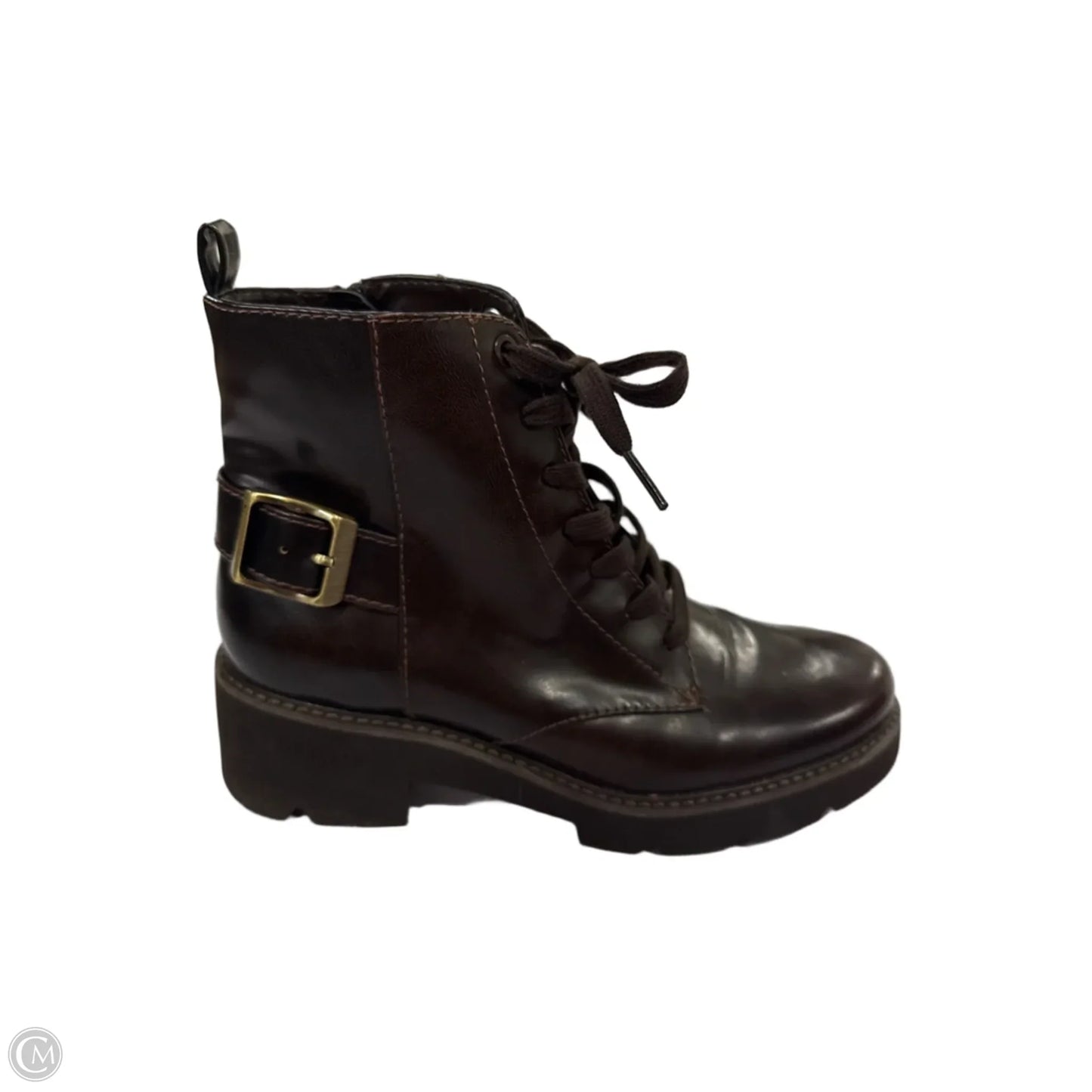 Boots Combat By Naturalizer In Brown, Size: 8