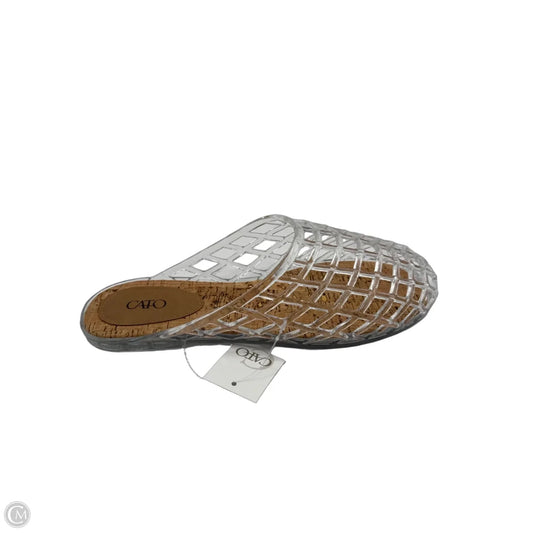 Shoes Flats By Cato In Clear, Size: 10