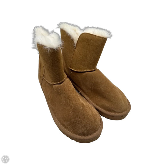 Boots Ankle Flats By Serra In Brown, Size: 10