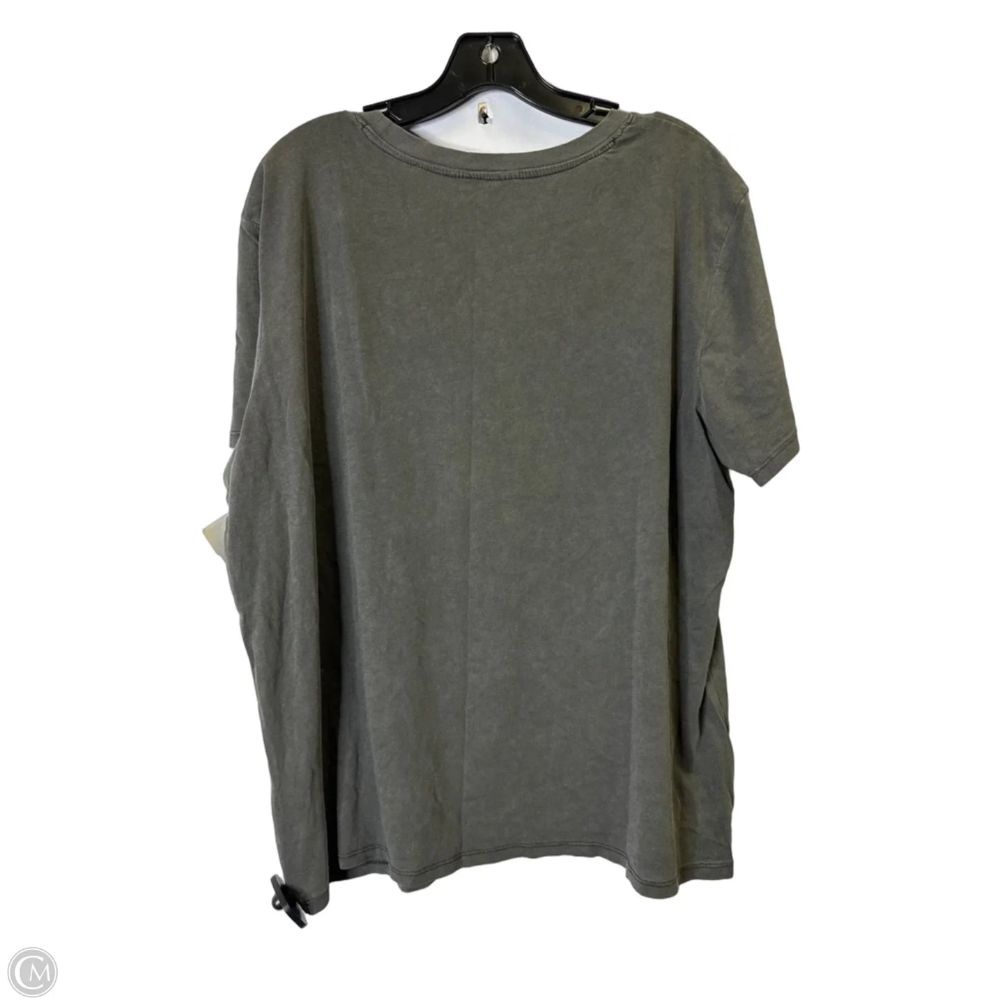 Top Short Sleeve Basic By Simply Vera In Grey, Size: Xl