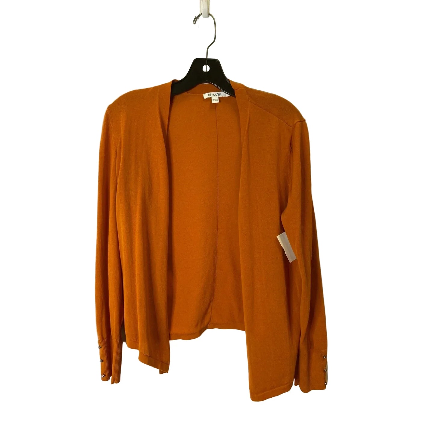 Cardigan By Chicos In Orange, Size: L
