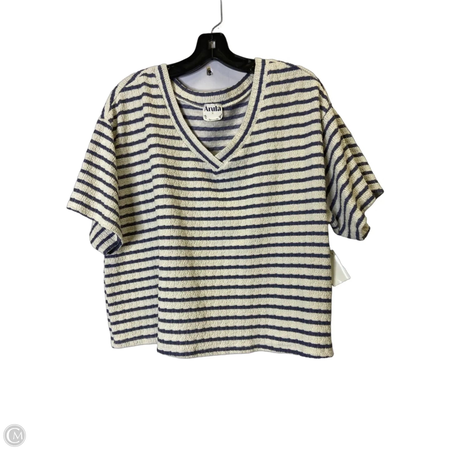 Top Short Sleeve By Arula In Blue, Size: Xl