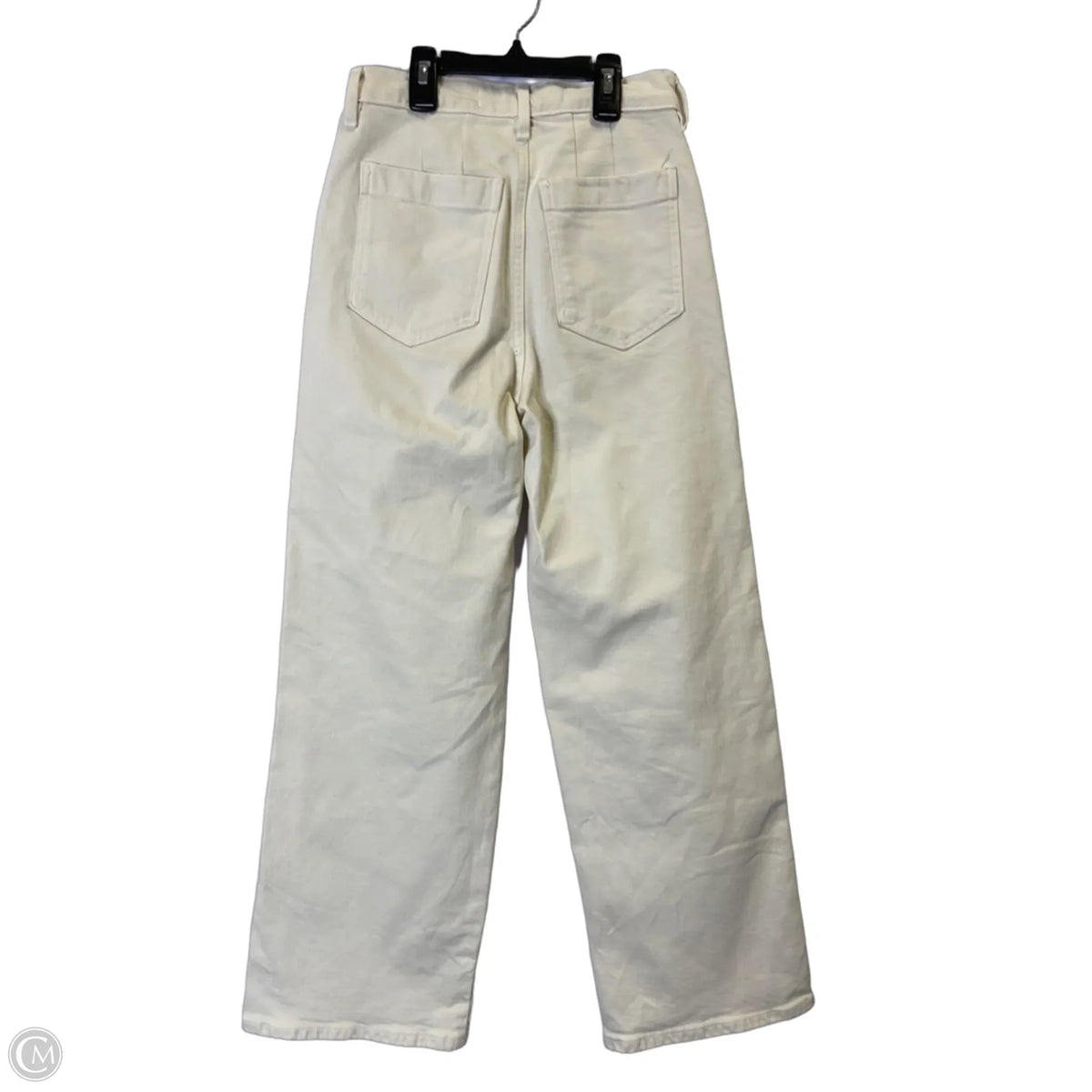 Jeans Straight By Cmc In Cream Denim, Size: 2