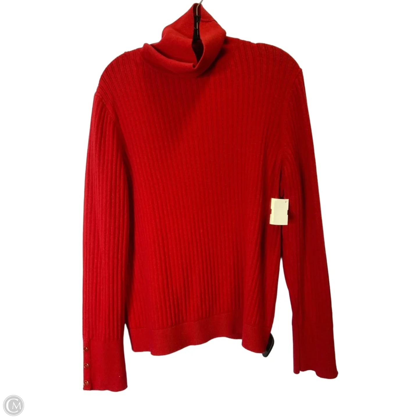 Sweater By Talbots In Red, Size: Xl