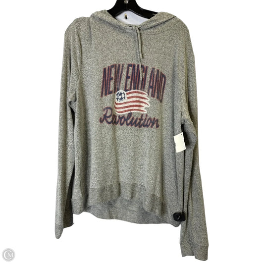 Sweatshirt Hoodie By Fanatics In Grey, Size: Xxl