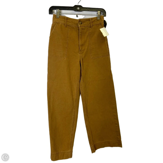 Jeans Wide Leg By Cmc In Brown, Size: 0