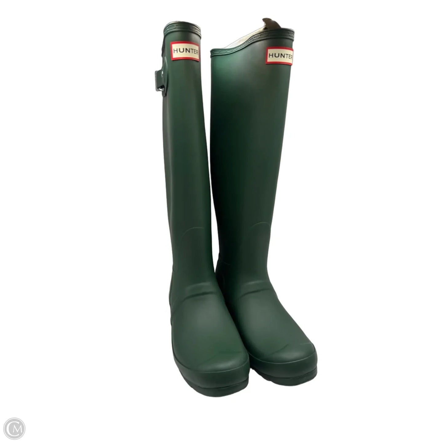 Boots Rain By Hunter In Green, Size: 8