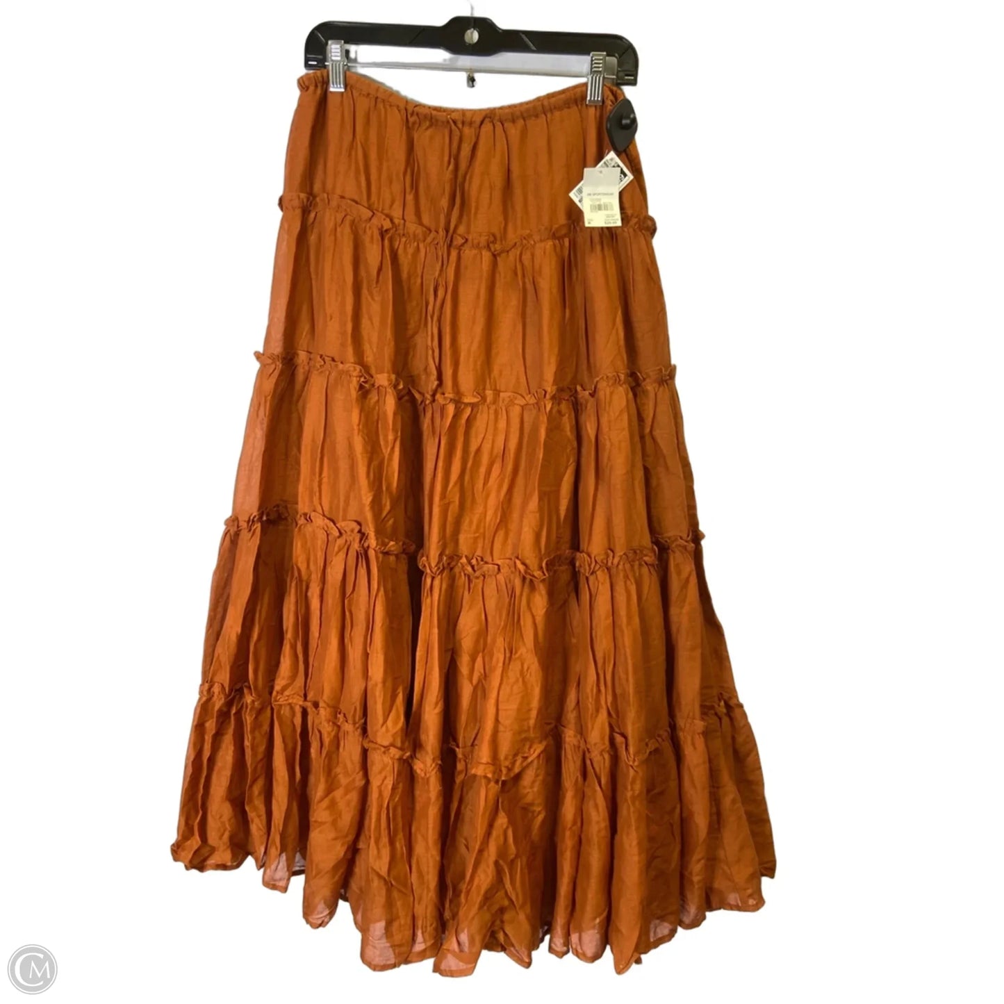 Skirt Maxi By Cato In Orange, Size: M