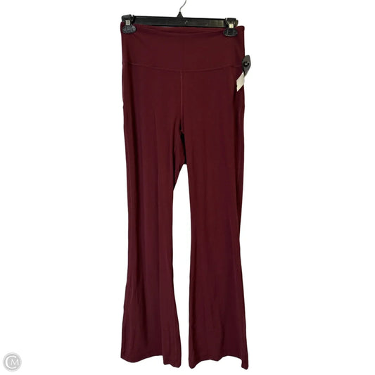 Athletic Leggings By Lululemon In Red, Size: 10