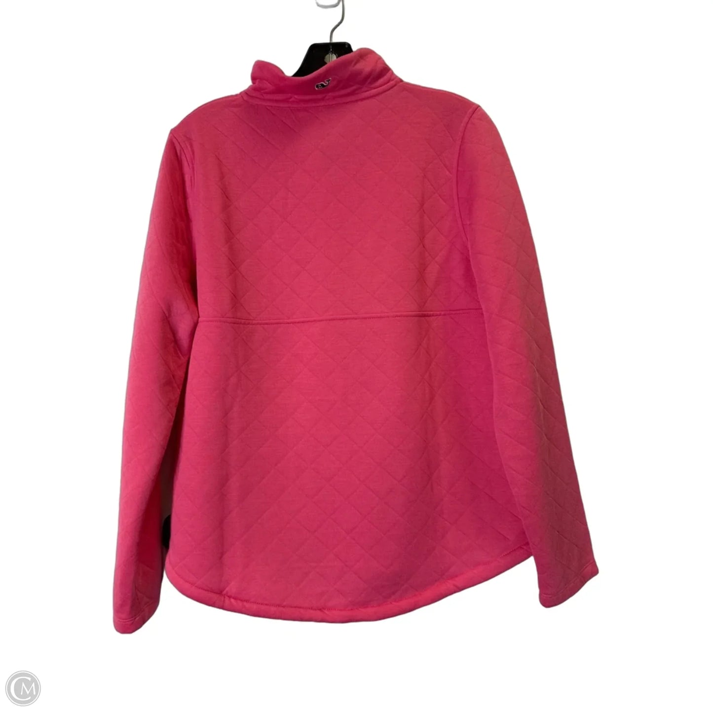 Sweatshirt Collar By Vineyard Vines In Pink, Size: M