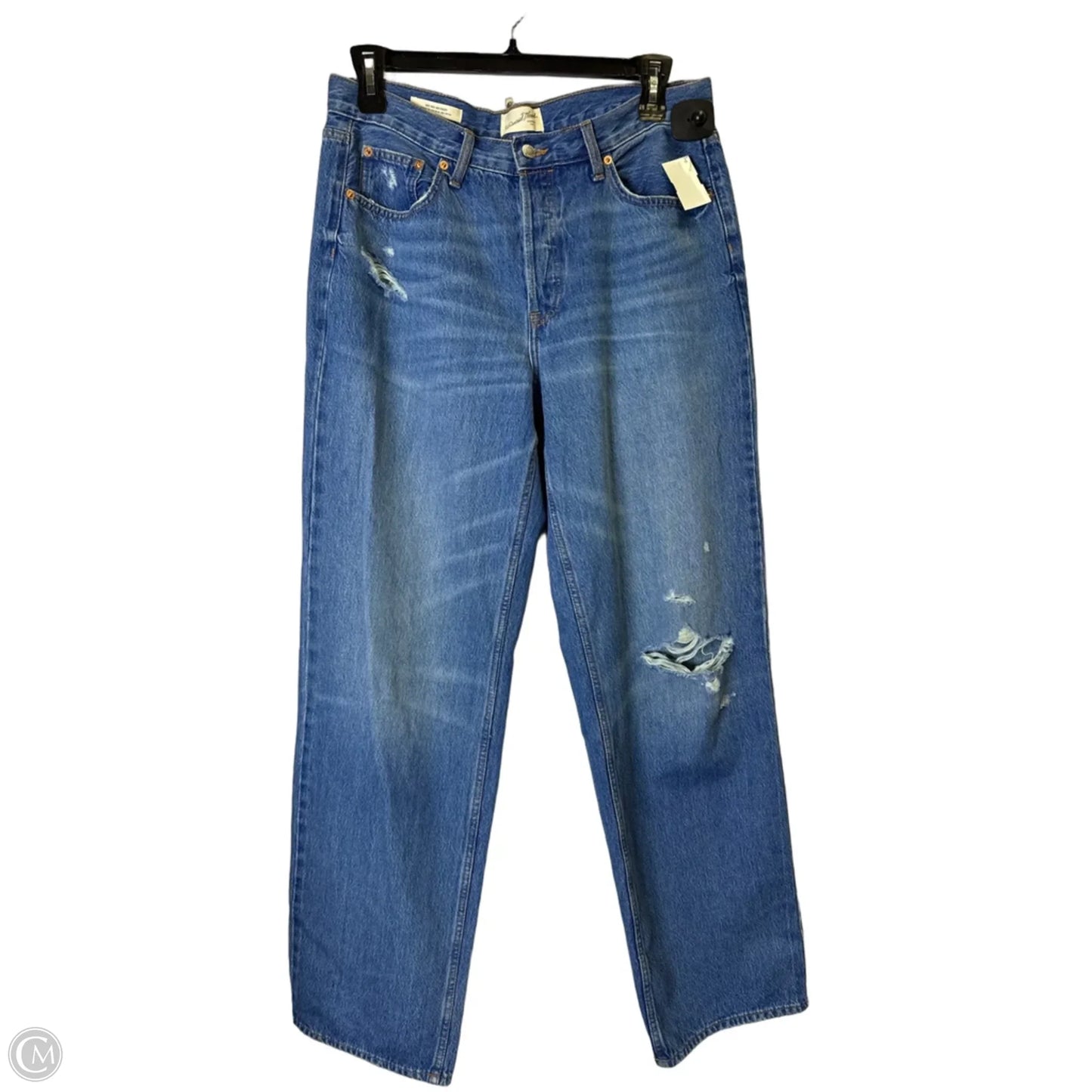 Jeans Straight By Universal Thread In Blue Denim, Size: 10
