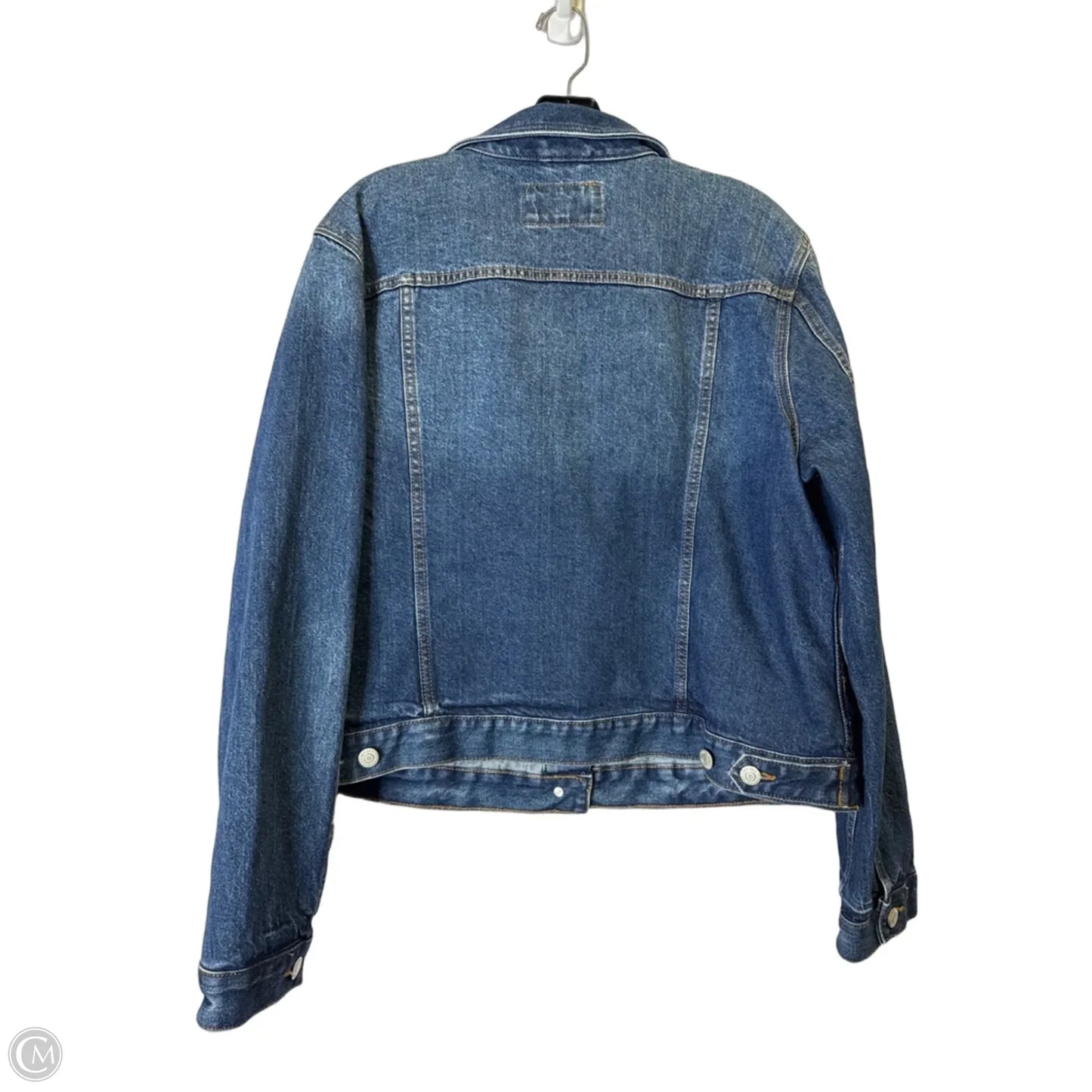 Jacket Denim By Loft In Blue Denim, Size: Xl