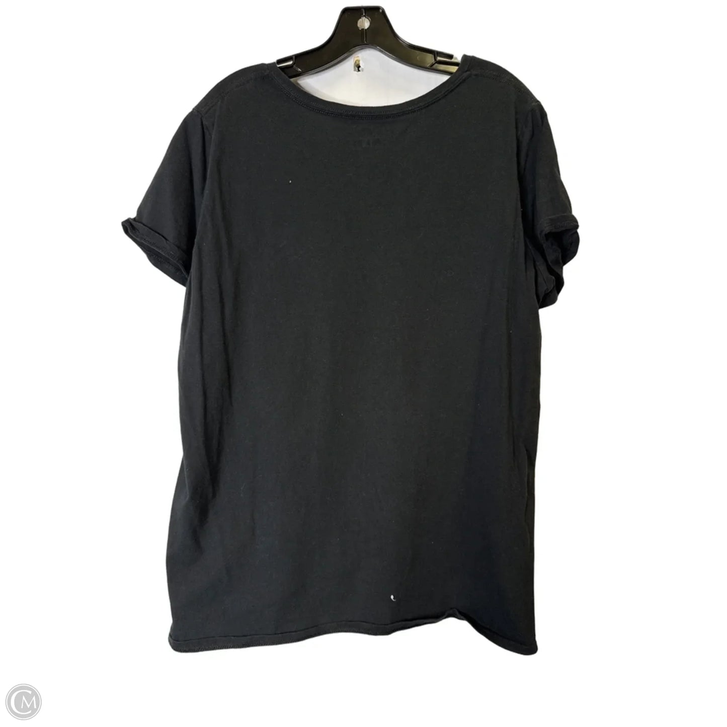 Top Short Sleeve Basic By Fanatics In Black, Size: 2x