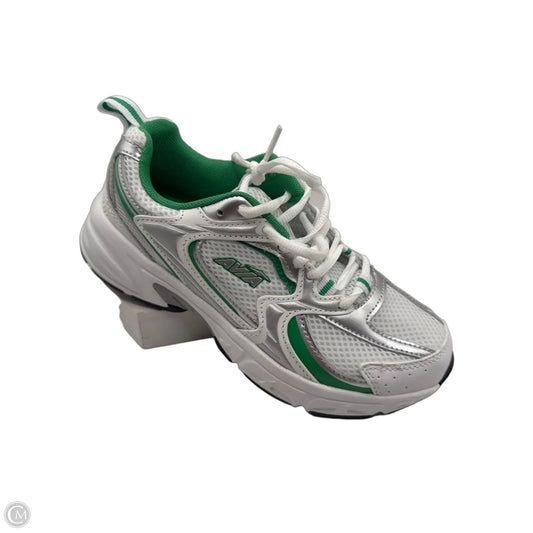 Shoes Athletic By Avia In Green & Grey, Size: 6.5