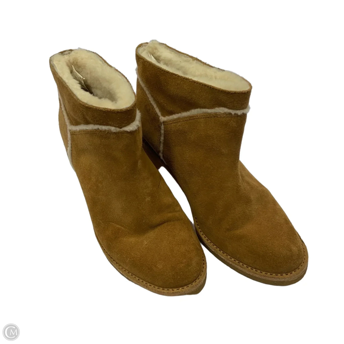 Boots Designer By Ugg In Brown, Size: 8.5