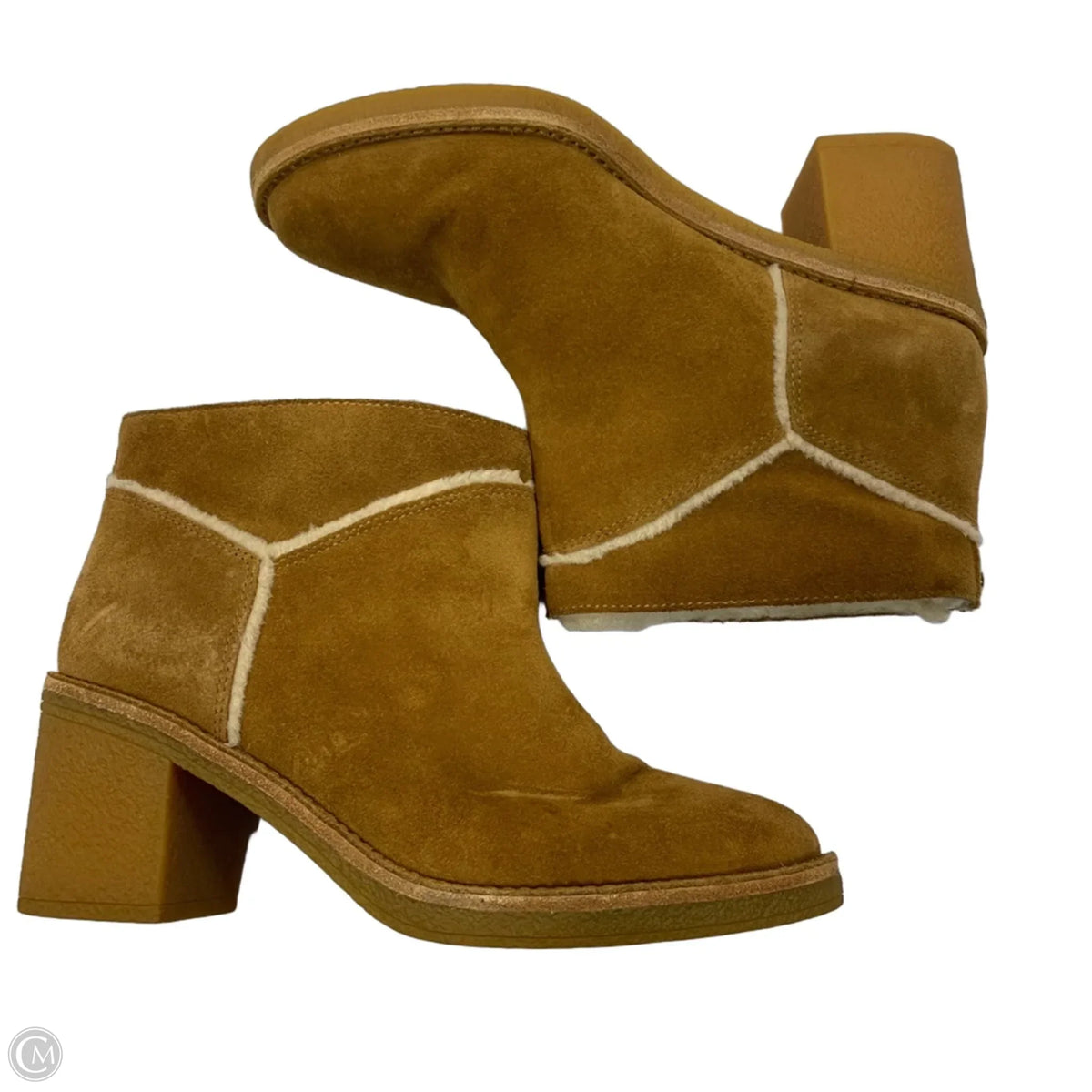 Boots Designer By Ugg In Brown, Size: 8.5