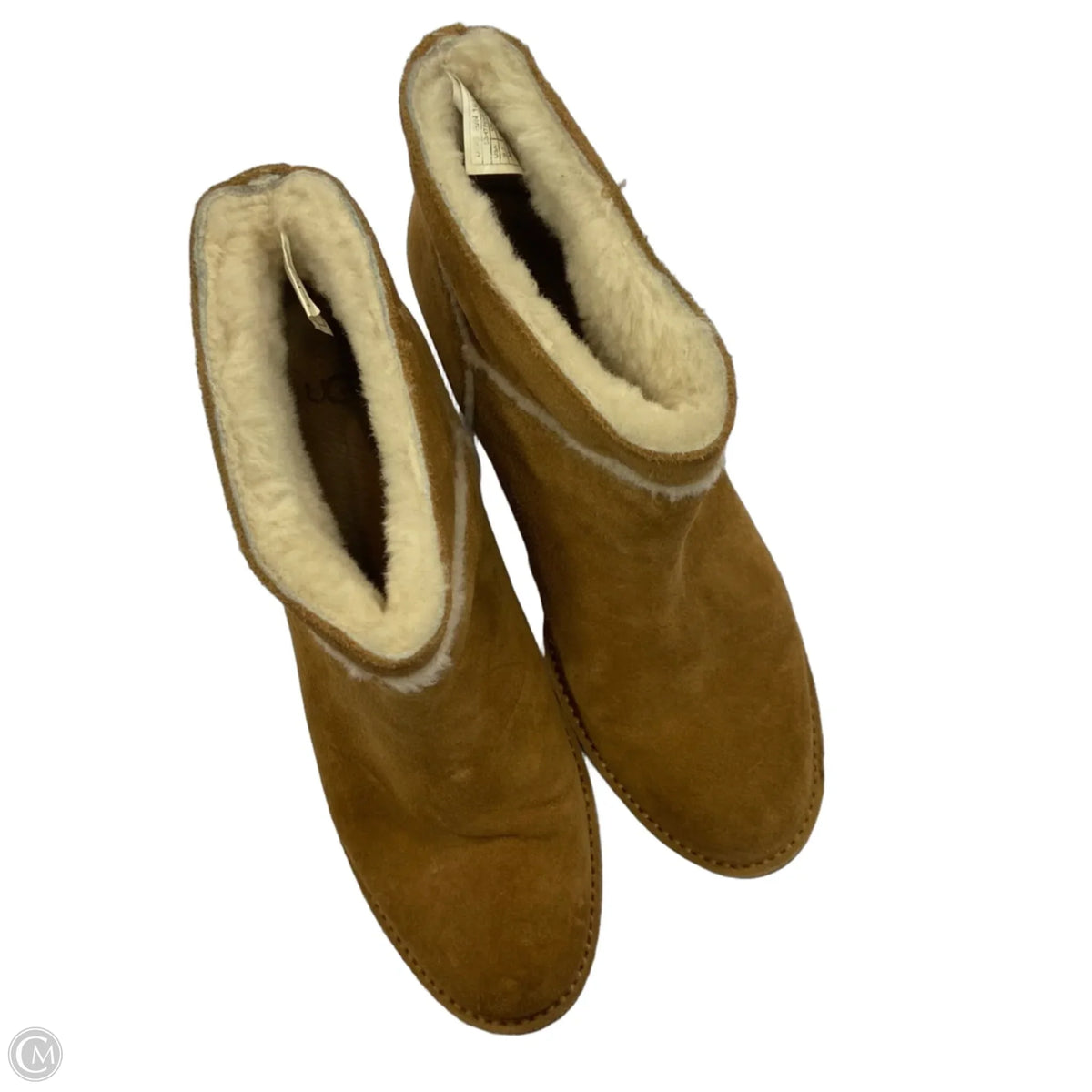 Boots Designer By Ugg In Brown, Size: 8.5