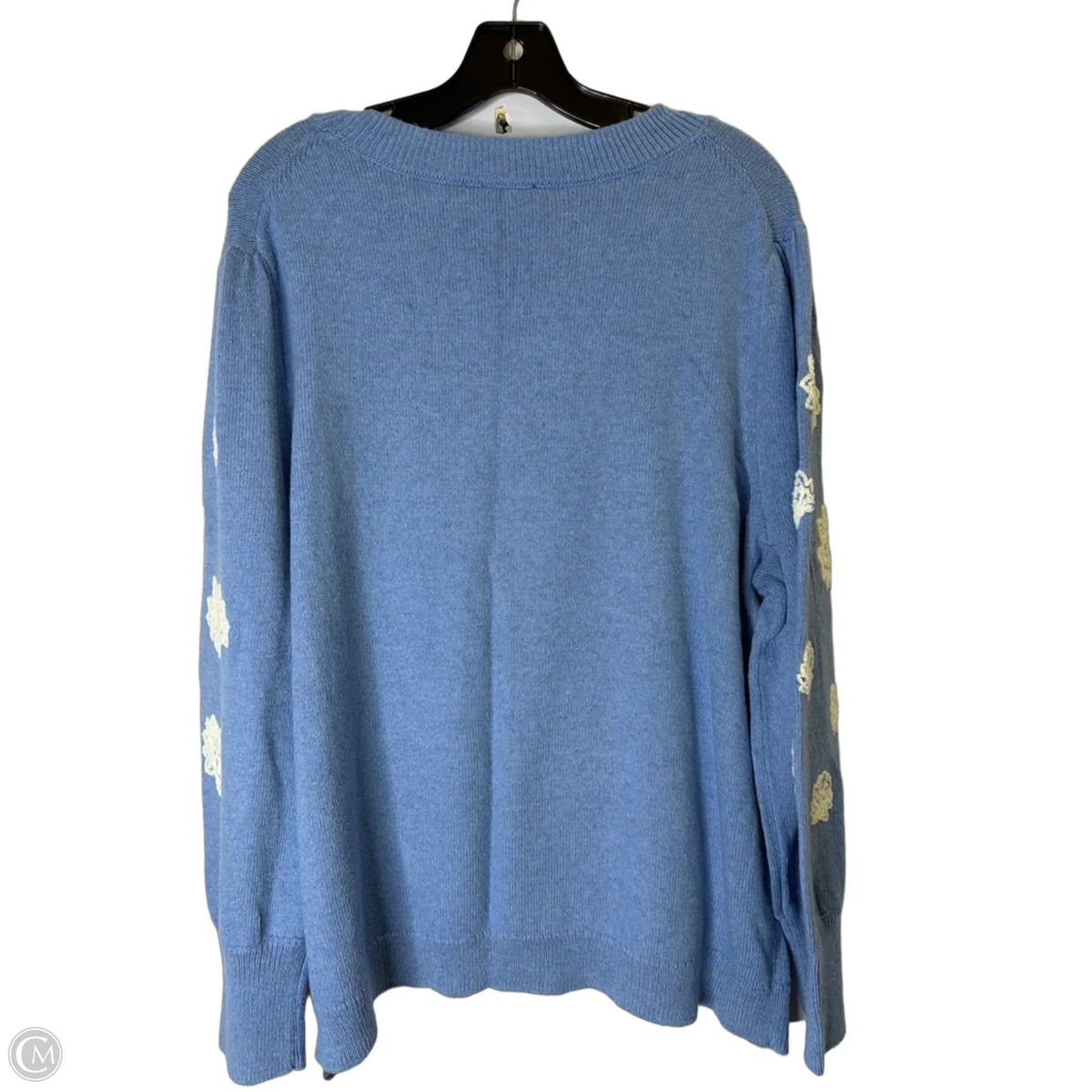 Sweater By Talbots In Blue, Size: 2x