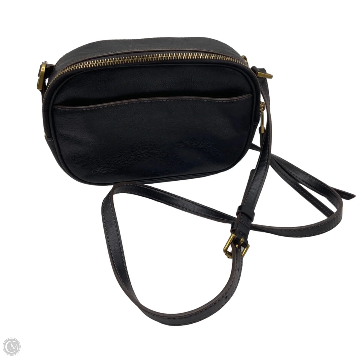 Crossbody Leather By Fossil, Size: Medium