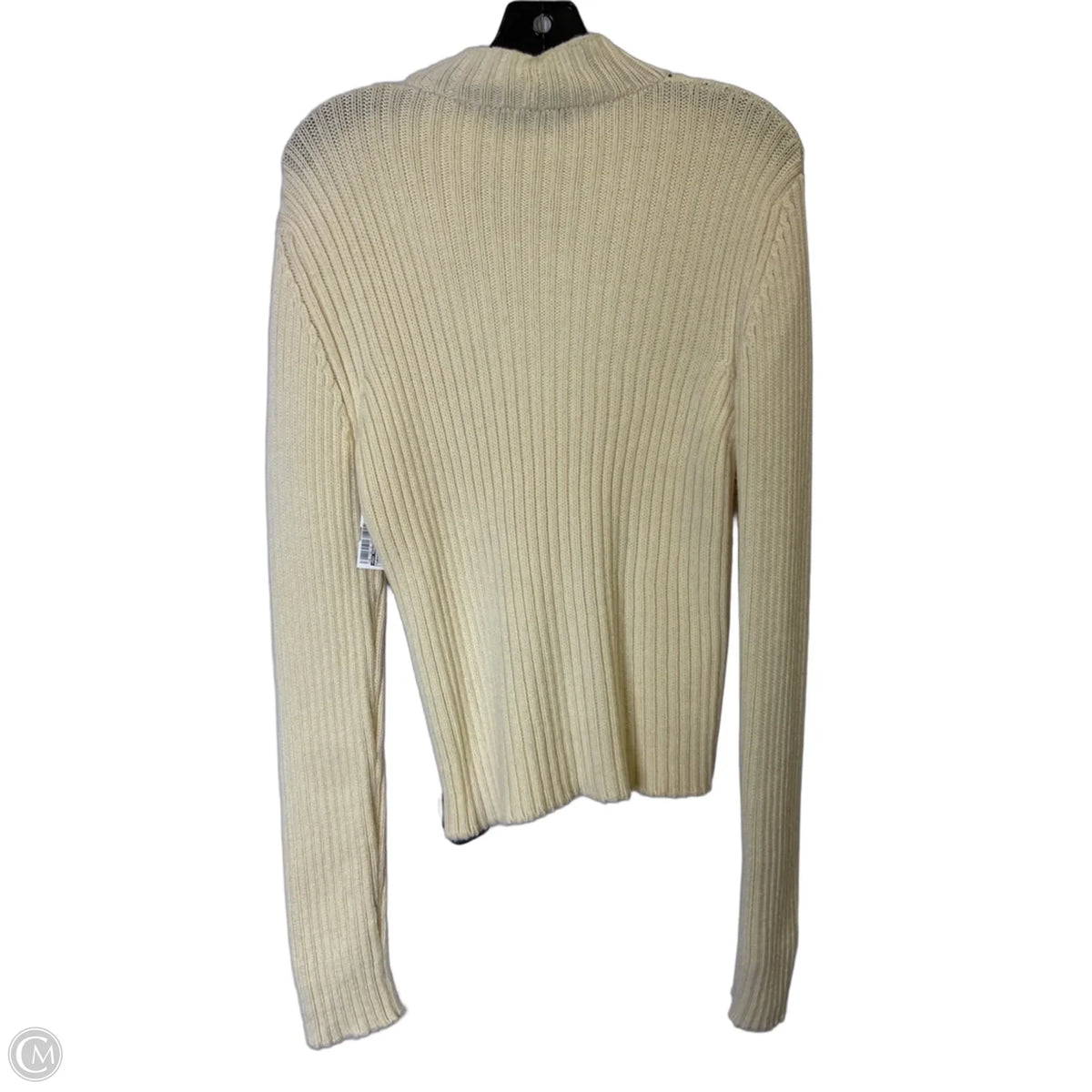 Sweater Designer By Max Mara In Cream, Size: L