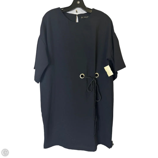 Dress Casual Short By Zara Basic In Navy, Size: S