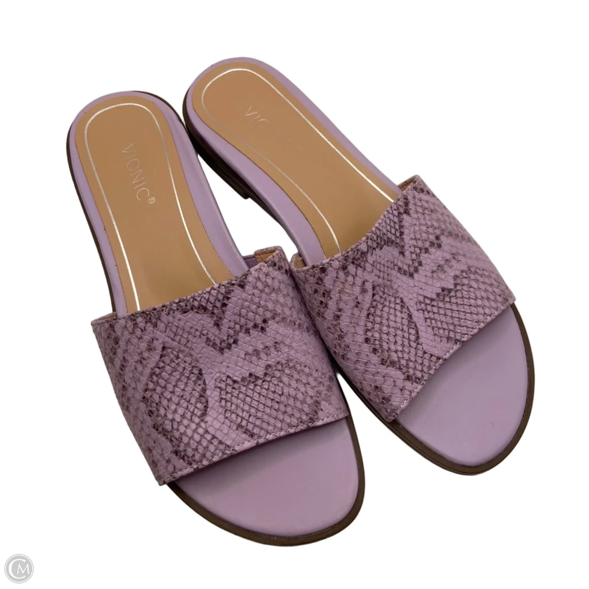Sandals Flats By Vionic In Purple, Size: 7
