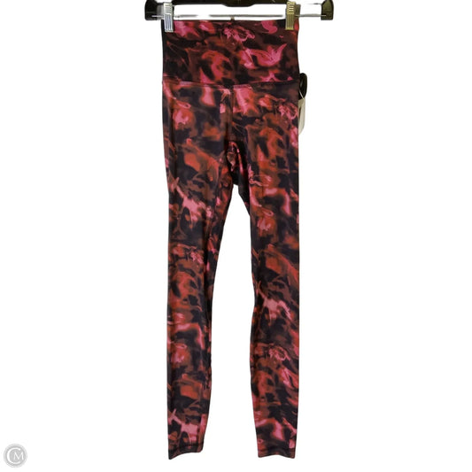 Athletic Leggings By Lululemon In Red, Size: 2