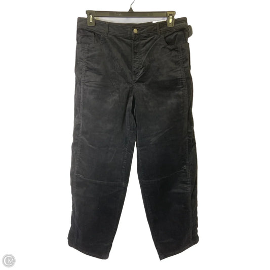 Pants Corduroy By Loft In Black, Size: 10