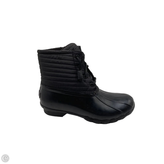 Boots Rain By Sperry In Black, Size: 5.5