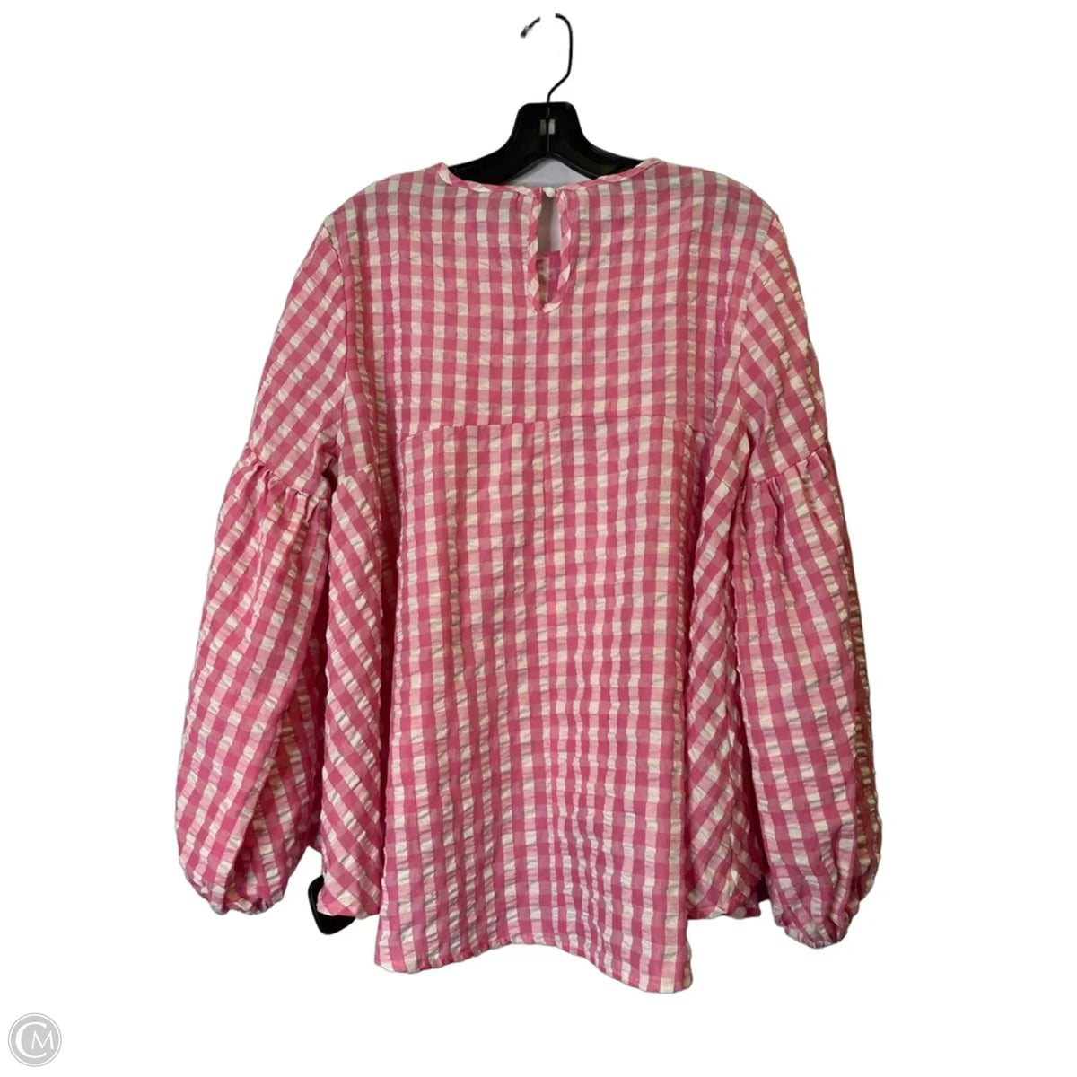 Top Long Sleeve By Shein In Pink, Size: 8