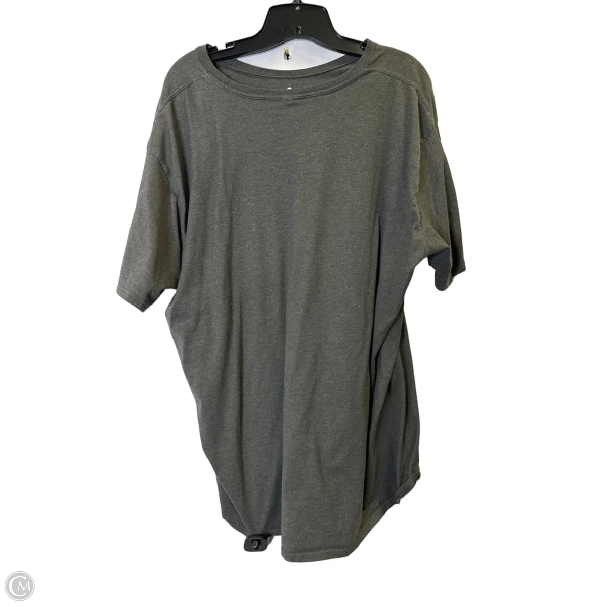 Top Short Sleeve Basic By Hanes In Grey, Size: 3x