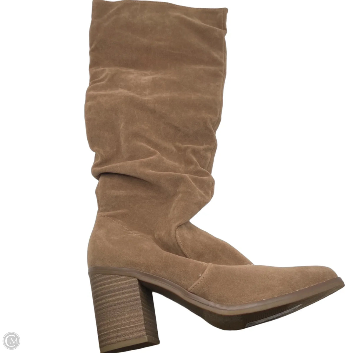 Boots Knee Heels By Universal Thread In Tan, Size: 9.5