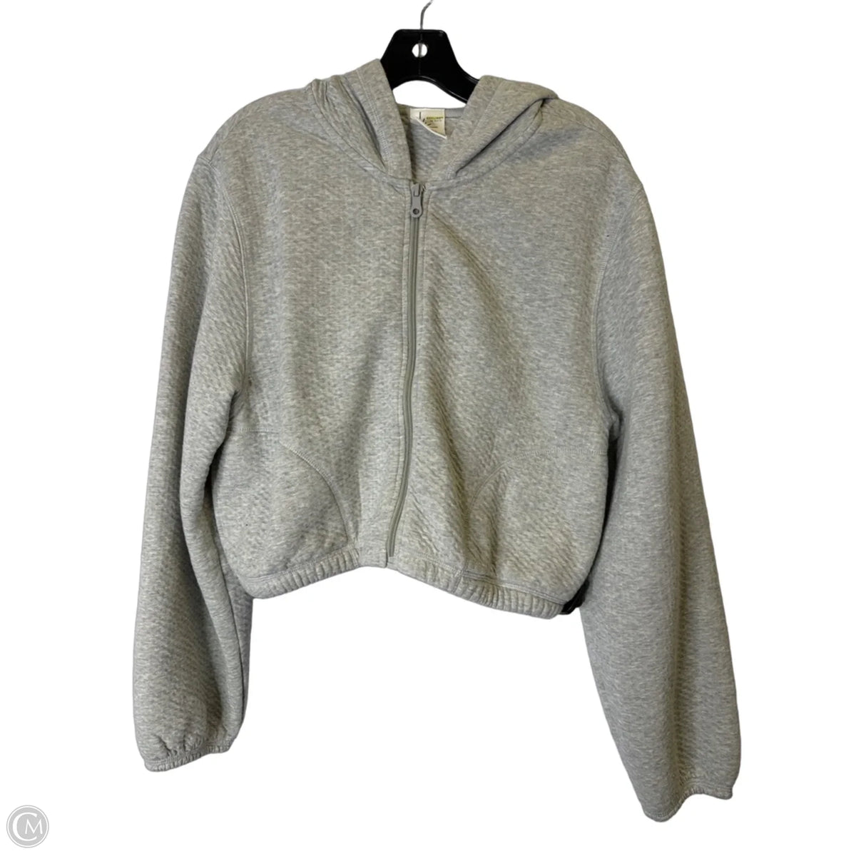 Athletic Jacket By Offline In Grey, Size: L