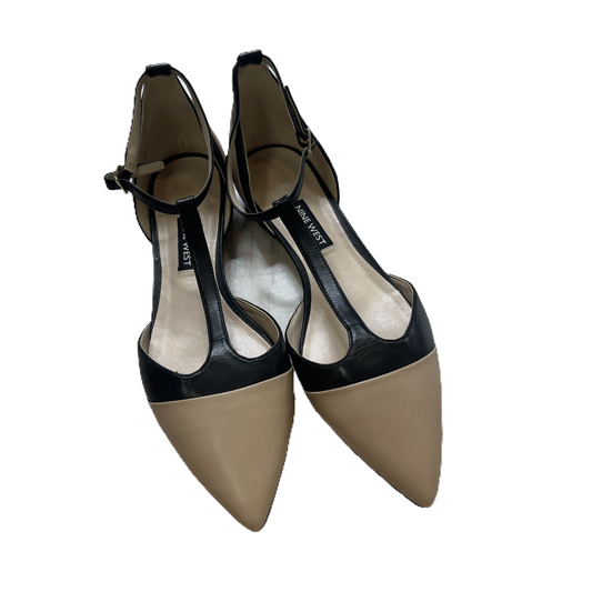 Cream Shoes Flats By Nine West, Size: 6