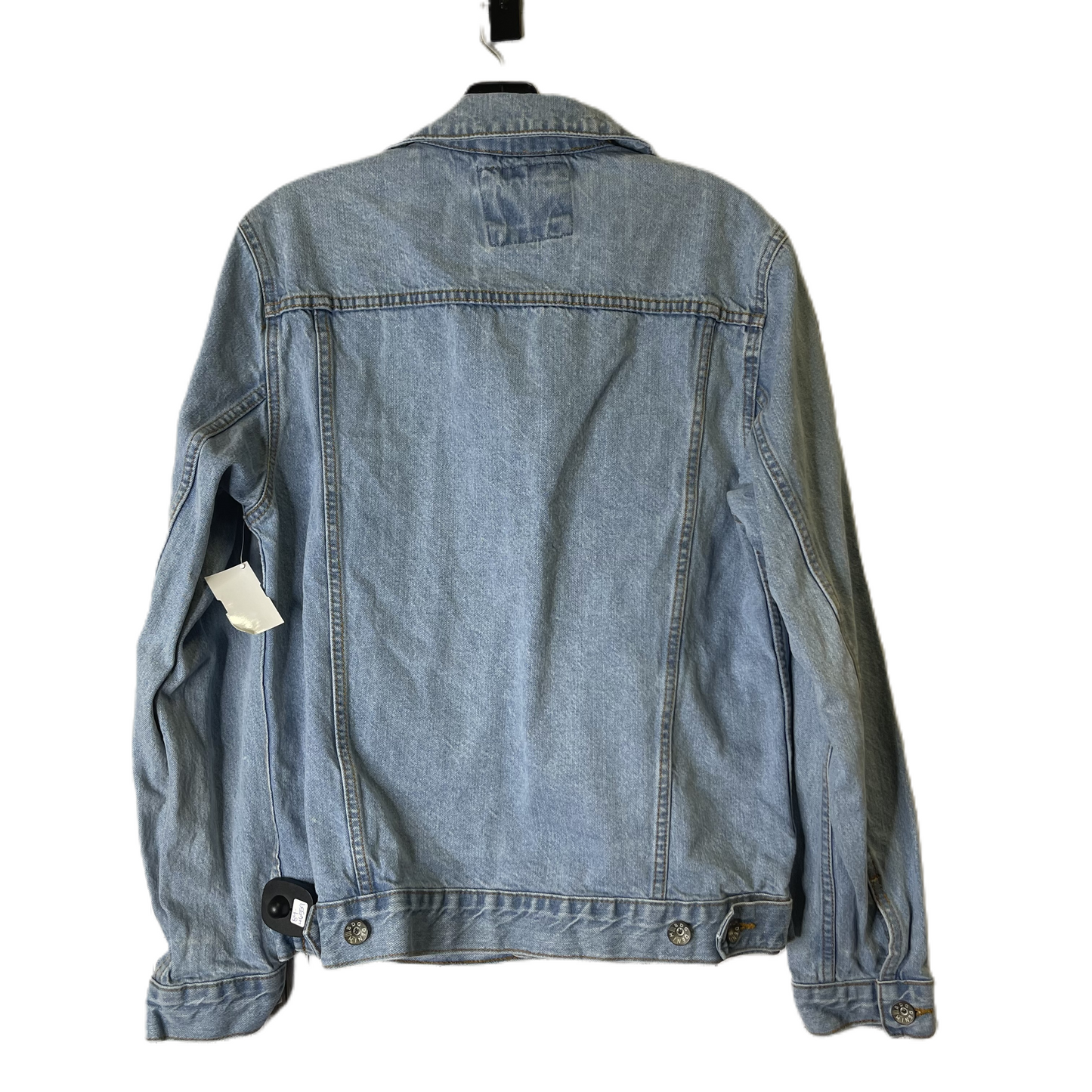 Blue Denim Jacket Denim By Bdg, Size: S