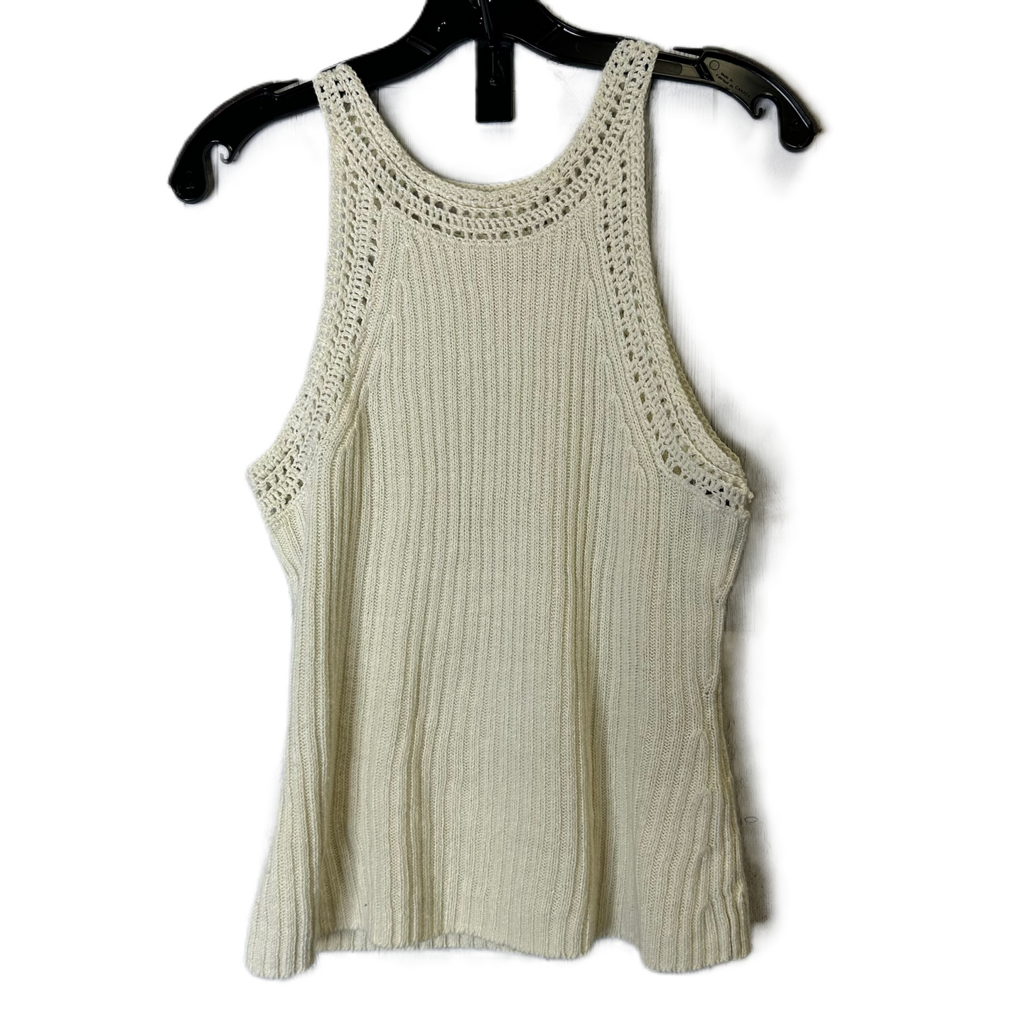 Cream Top Sleeveless By Lucky Brand, Size: S