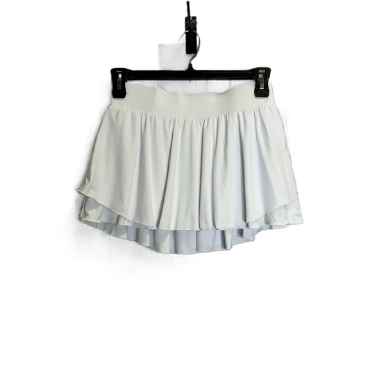 White Athletic Skort By Clothes Mentor, Size: M
