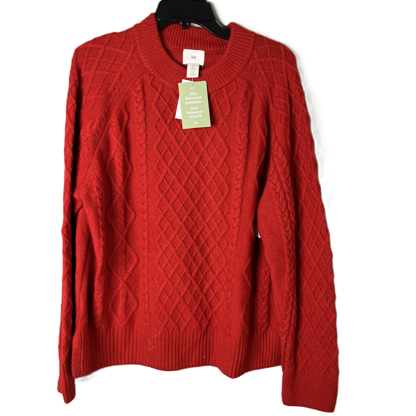 Sweater By H&m In Red, Size: M