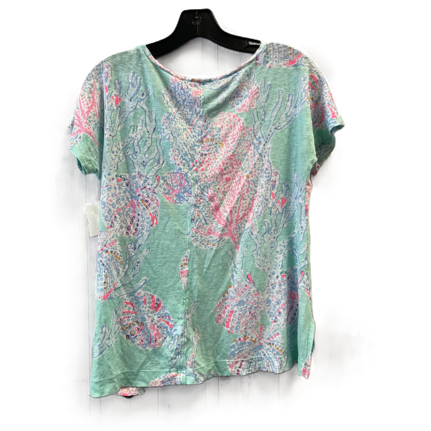 Green Top Short Sleeve By Lilly Pulitzer, Size: S