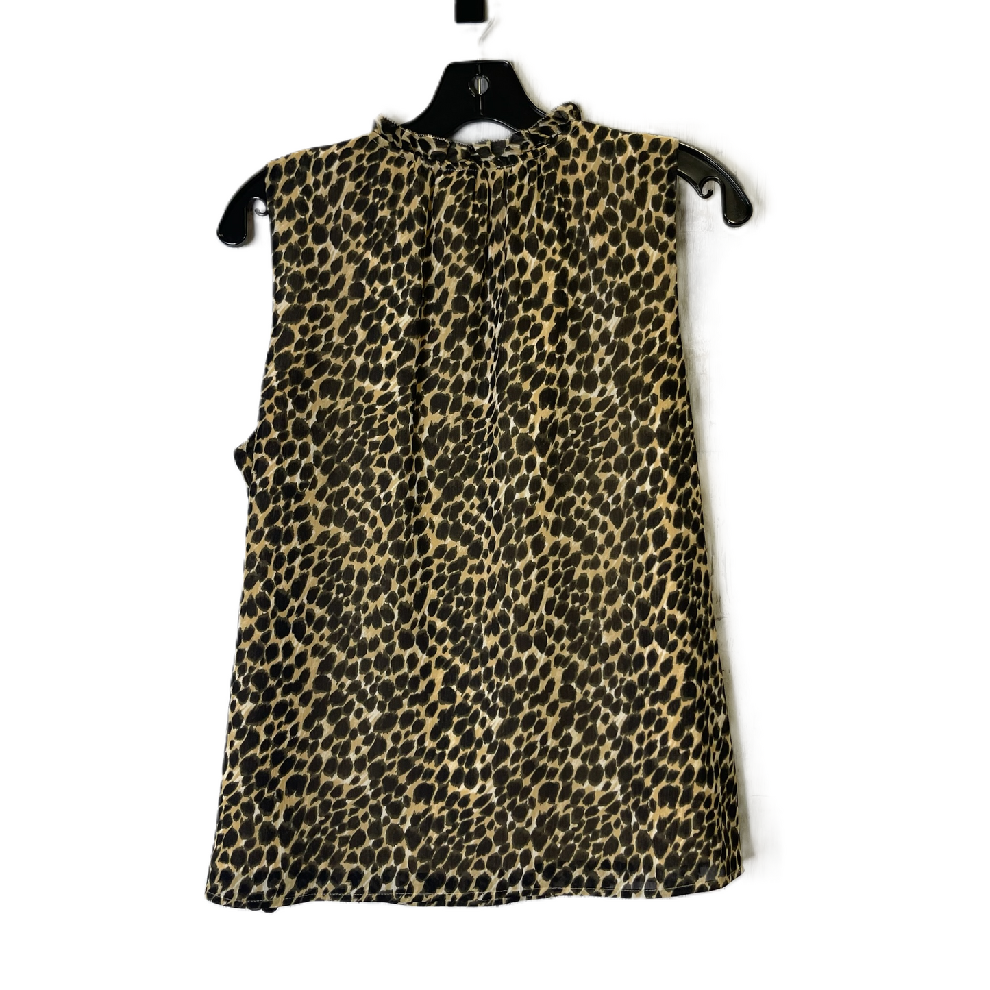 Top Sleeveless By J. Crew In Animal Print, Size: M