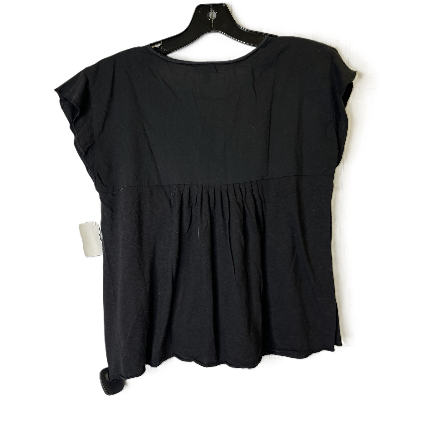 Top Short Sleeve By Lucky Brand In Black, Size: S