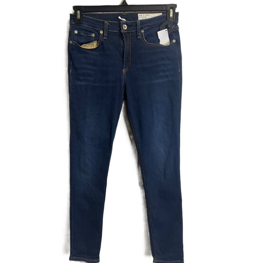 Jeans Skinny By Rag & Bones Jeans In Blue Denim, Size: 4